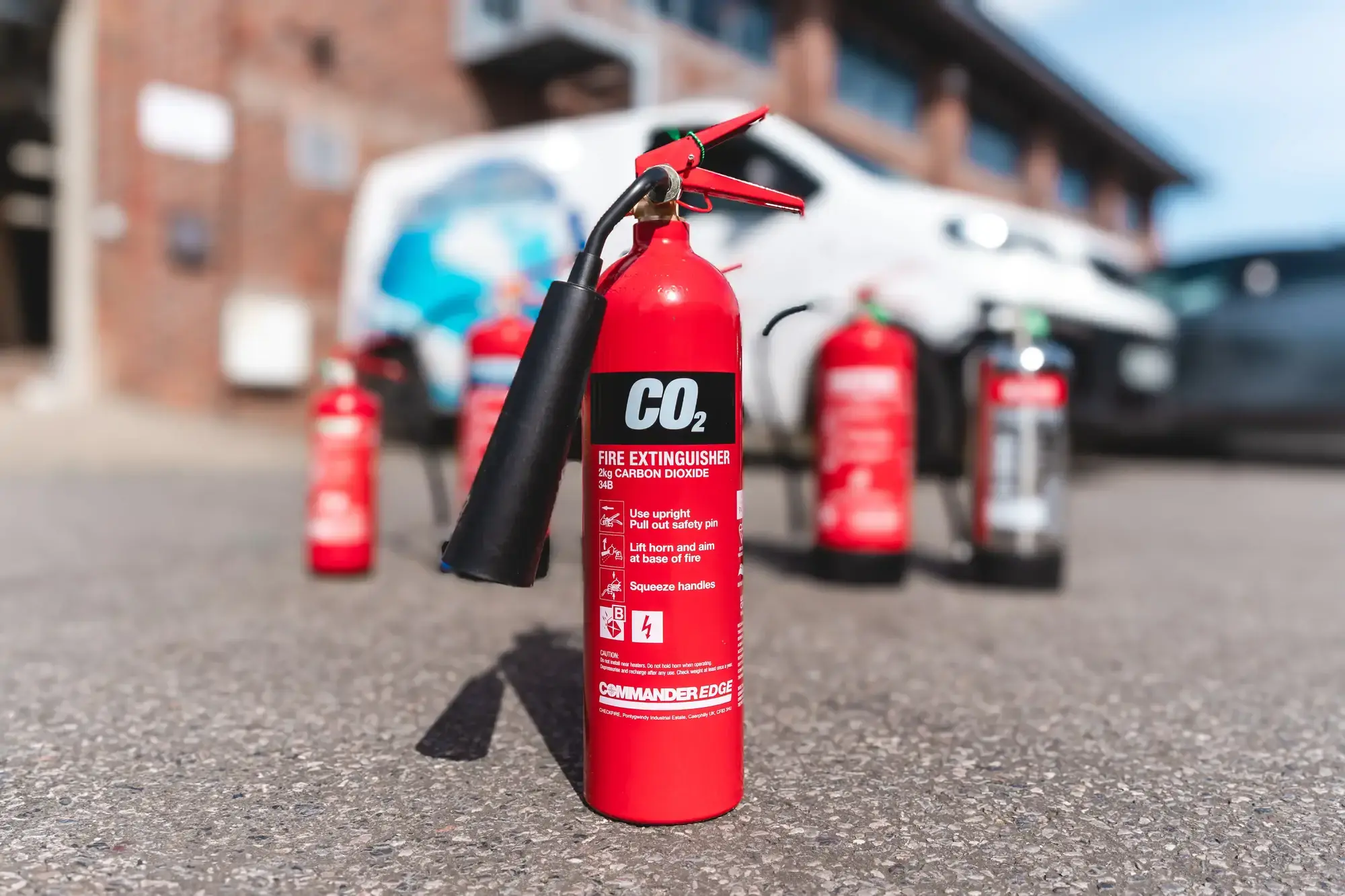 CO2 fire extinguisher