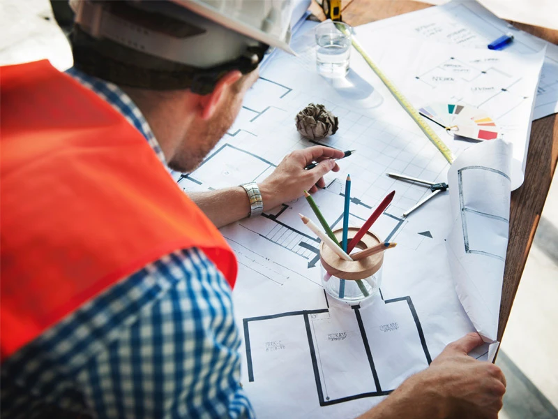 Fire safety planning using building drawings